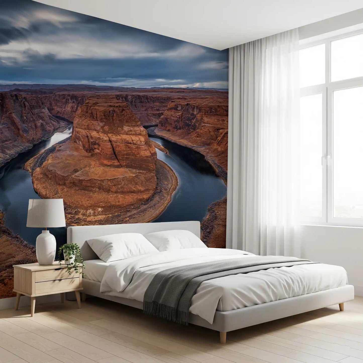 Majestic Horseshoe Bend Canyon Vista Wall Mural