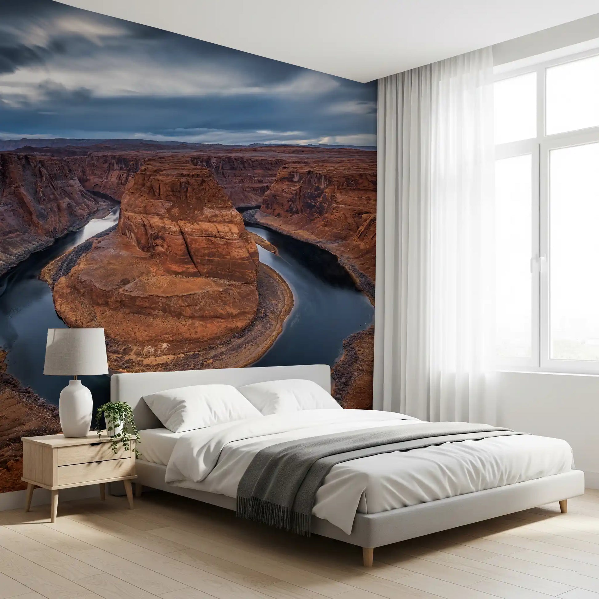 Majestic Horseshoe Bend Canyon Vista Wall Mural