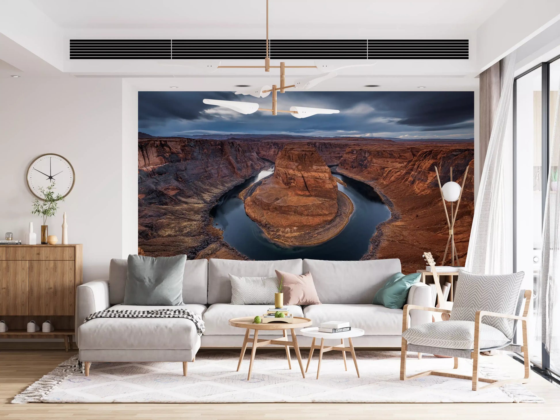 Majestic Horseshoe Bend Canyon Vista Wall Mural