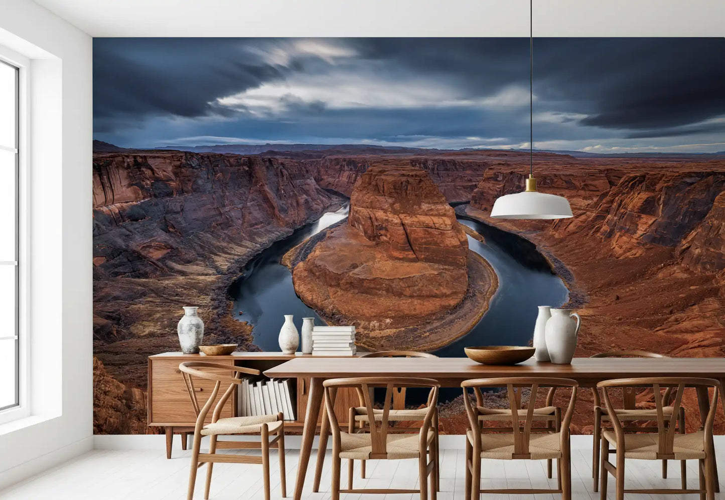 Majestic Horseshoe Bend Canyon Vista Wall Mural