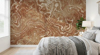 Concentric Earth Agate Texture Wall Mural