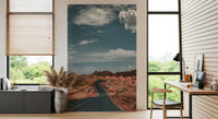 Winding Desert Highway Wall Mural