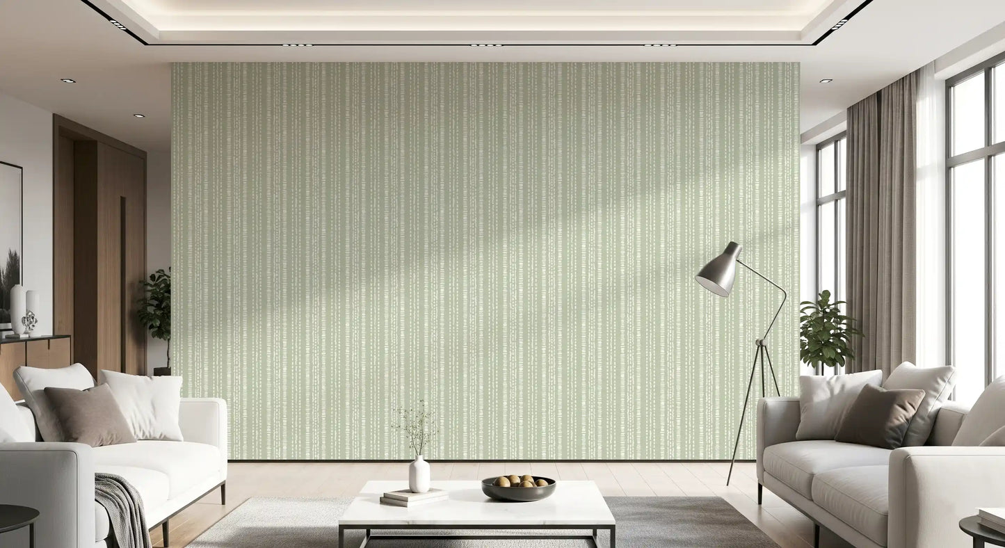 Organic Dashed Texture Sage Wallpaper⁠