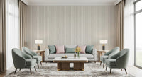 Stitched Neutral Stripe Pattern Wallpaper⁠