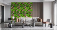 Zen Lotus Pond with Dragonflies Wallpaper⁠