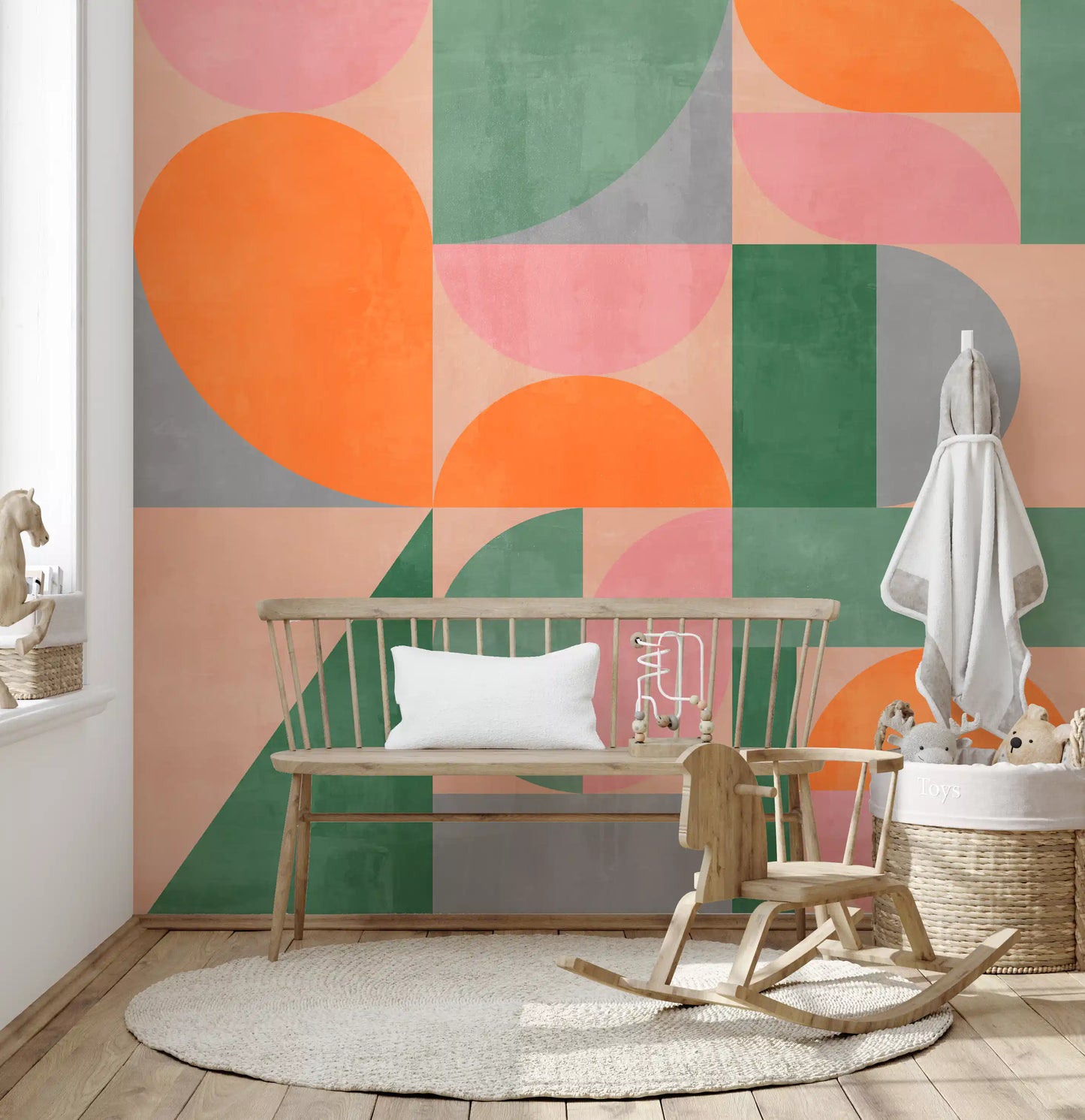 Arcos geométricos modernos Wall Mural