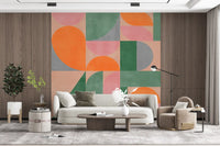 Arcos geométricos modernos Wall Mural