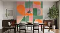 Arcos geométricos modernos Wall Mural