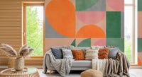 Arcos geométricos modernos Wall Mural