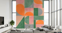 Arcos geométricos modernos Wall Mural