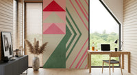 Harmonia do Triângulo Geométrico Wall Mural