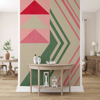 Harmonia do Triângulo Geométrico Wall Mural