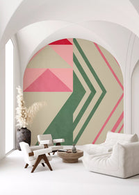 Harmonia do Triângulo Geométrico Wall Mural