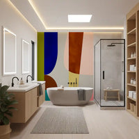 Composição moderna de meados do século Wall Mural