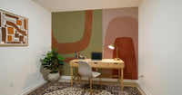 Arcos abstratos terrosos Wall Mural