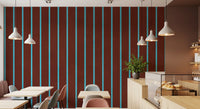 Rustic Earth and Sky Stripe Wall Mural