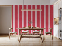 Candy Striped Vertical Texture Wall Mural