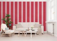Candy Striped Vertical Texture Wall Mural