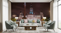 Glasgow City Chambers Nightscape Wall Mural