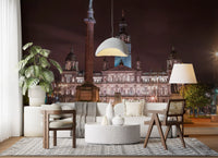 Glasgow City Chambers Nightscape Wall Mural