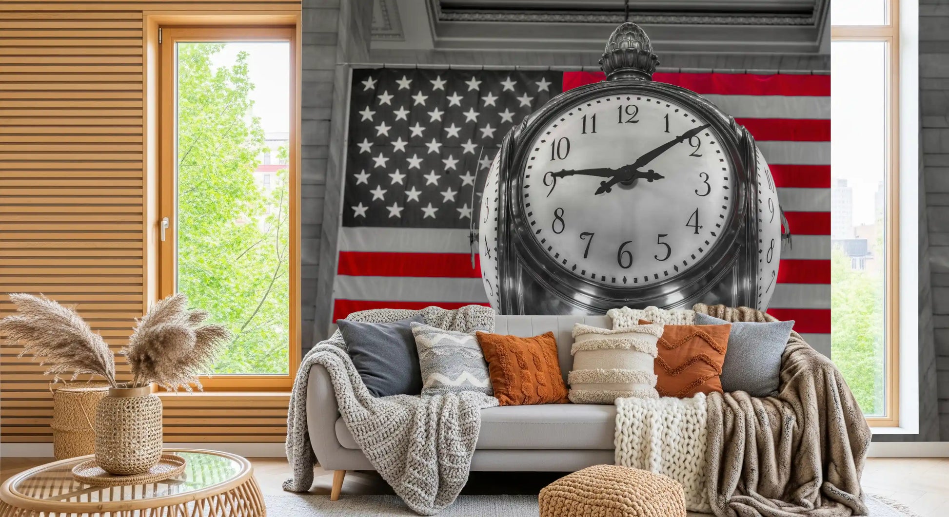 Iconic Grand Terminal Timepiece Wall Mural