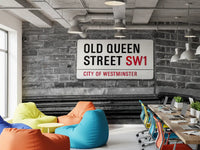 London Landmark Street Sign Wall Mural