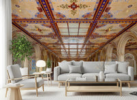 Minton Tile Architectural Archway Wall Mural