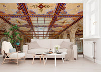 Minton Tile Architectural Archway Wall Mural