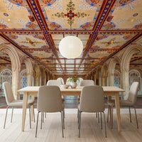 Minton Tile Architectural Archway Wall Mural