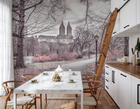Central Park Skyline Promenade Wall Mural