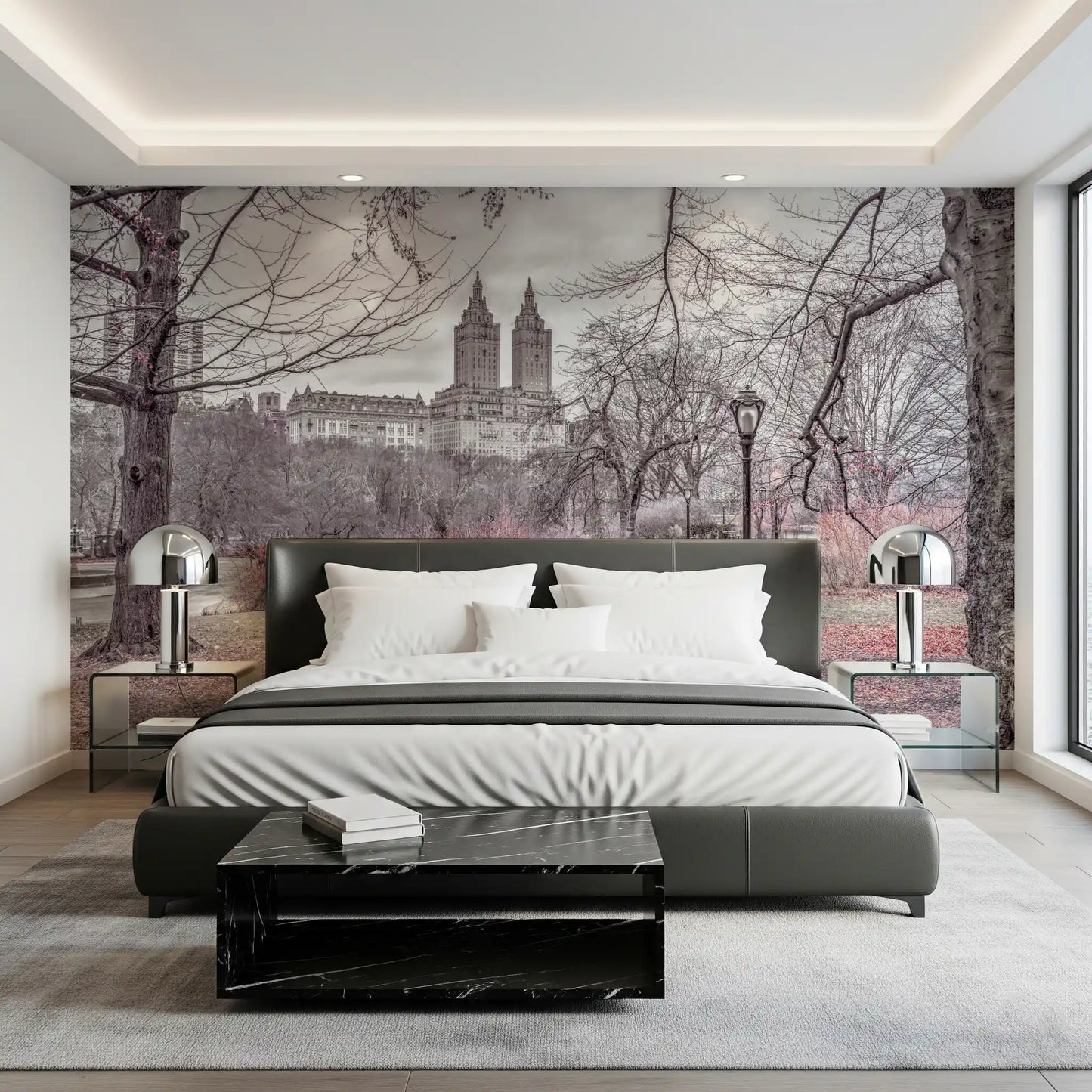 Central Park Skyline Promenade Wall Mural