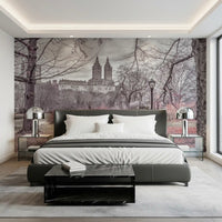 Central Park Skyline Promenade Wall Mural