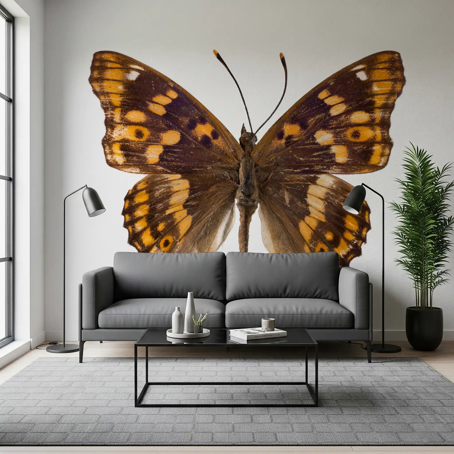 Amber Winged Monarch Wall Mural