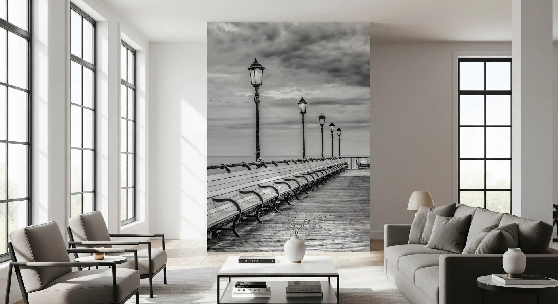 Victorian Pier Promenade Wall Mural