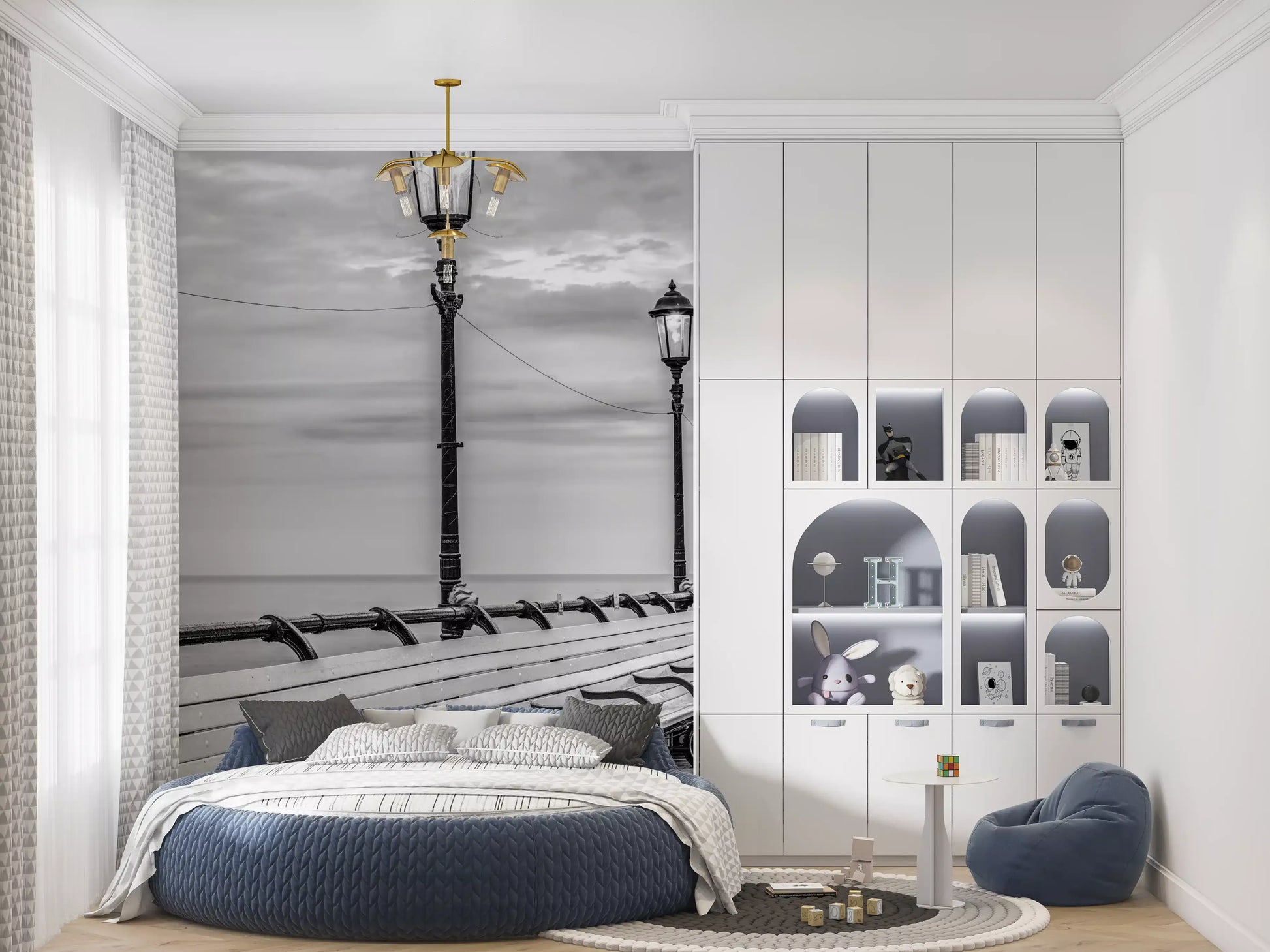 Victorian Pier Promenade Wall Mural