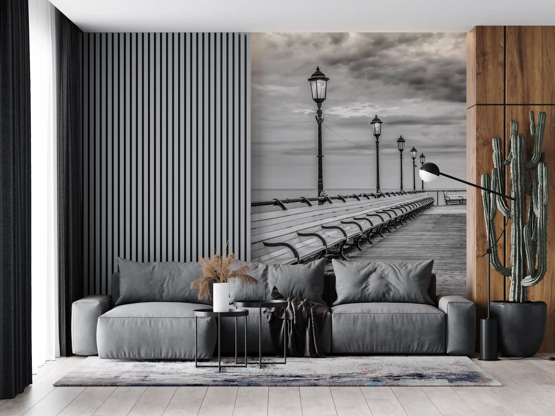 Victorian Pier Promenade Wall Mural
