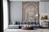 Neoclassical Stone Archway Wall Mural
