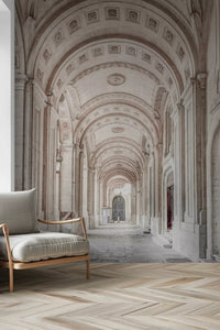Neoclassical Stone Archway Wall Mural