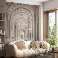 Neoclassical Stone Archway Wall Mural