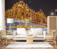 London Landmark Evening Illumination Wall Mural
