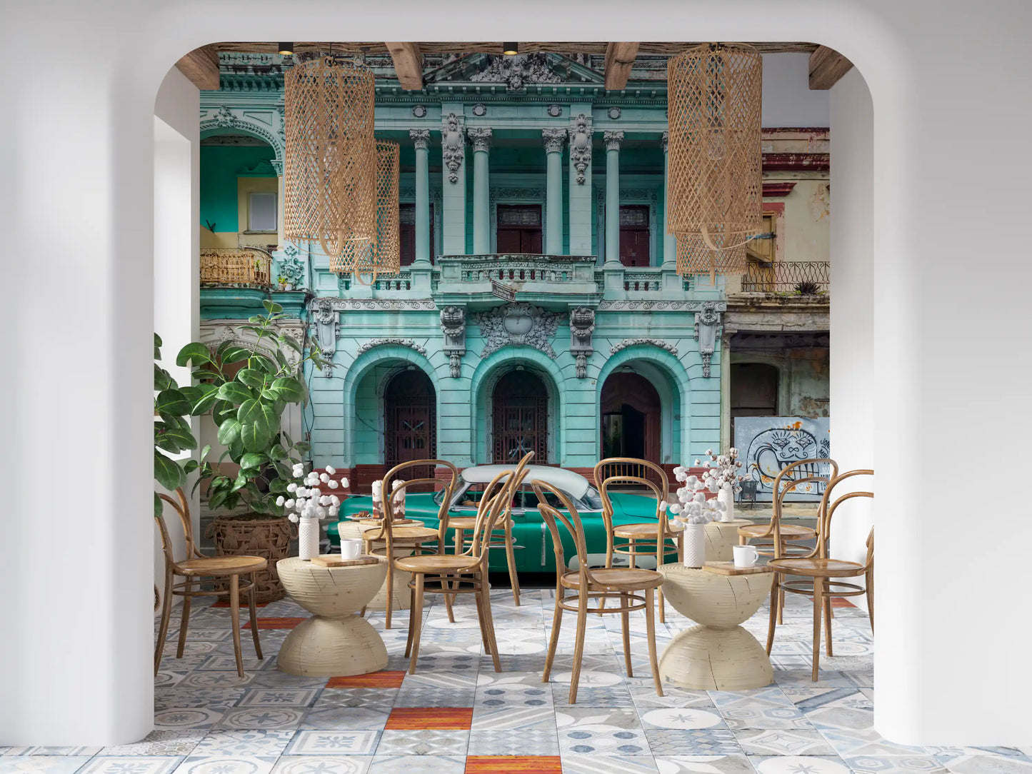 Havana Classic Architecture Wall Mural