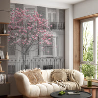 Spring Magnolia Urban Bloom Wall Mural