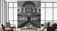 Historic Cathedral Pipe Organ Interior Wall Mural