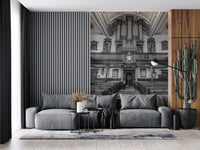 Historic Cathedral Pipe Organ Interior Wall Mural