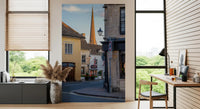 Old English Market Town Streetscape Wall Mural