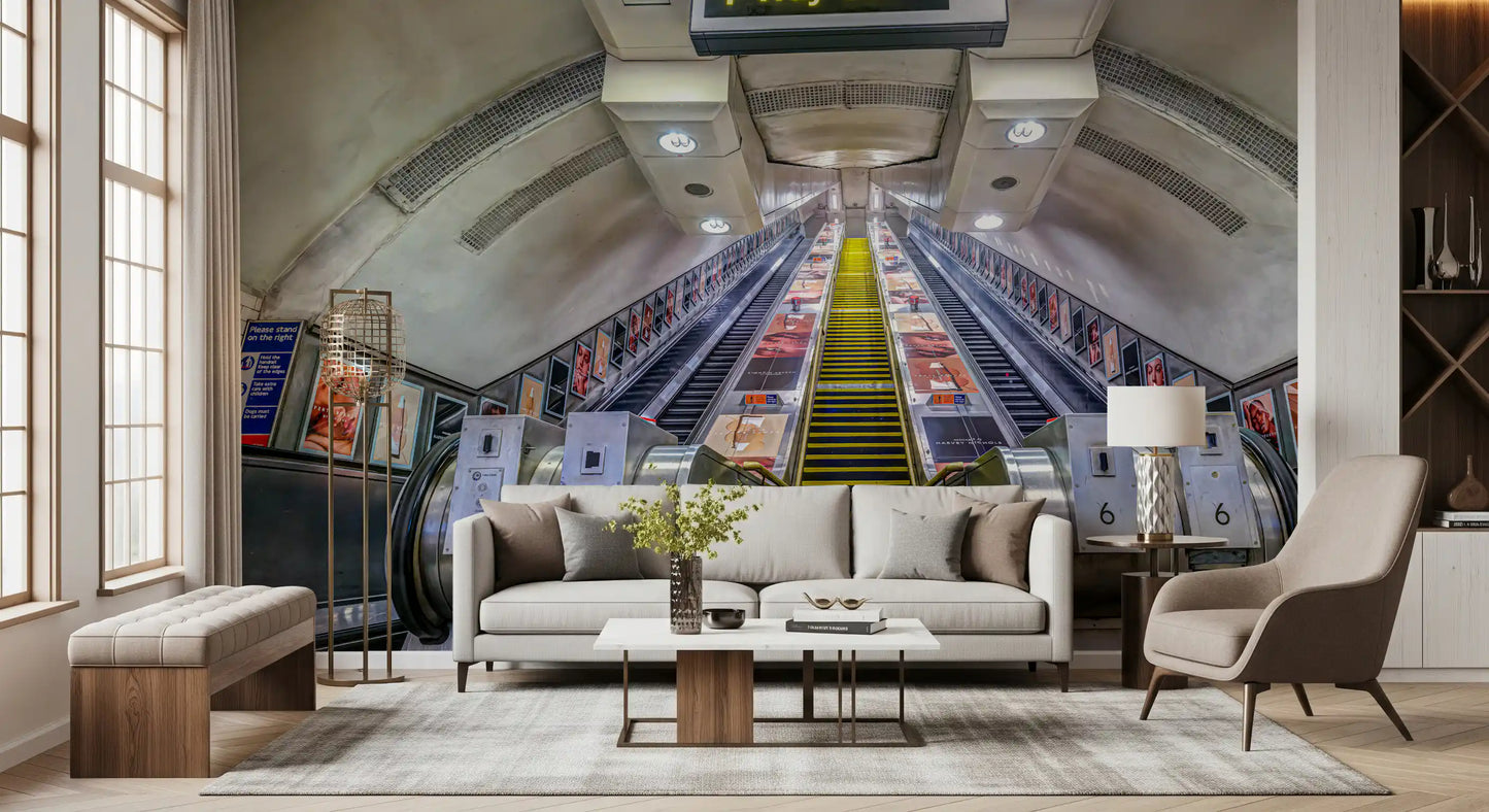 Metropolitan Underground Transit Wall Mural