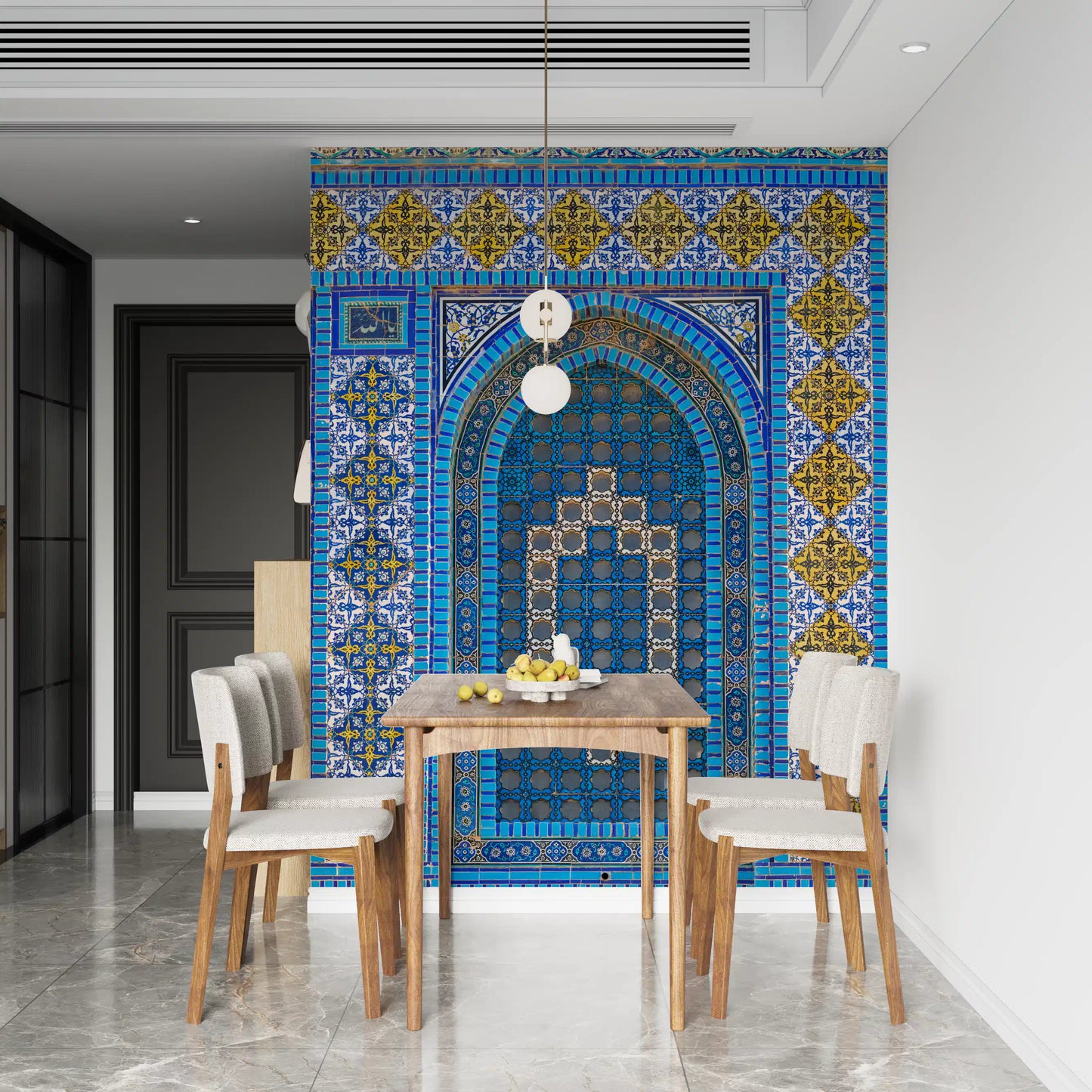 Middle Eastern Mosaic Arch Wall Mural
