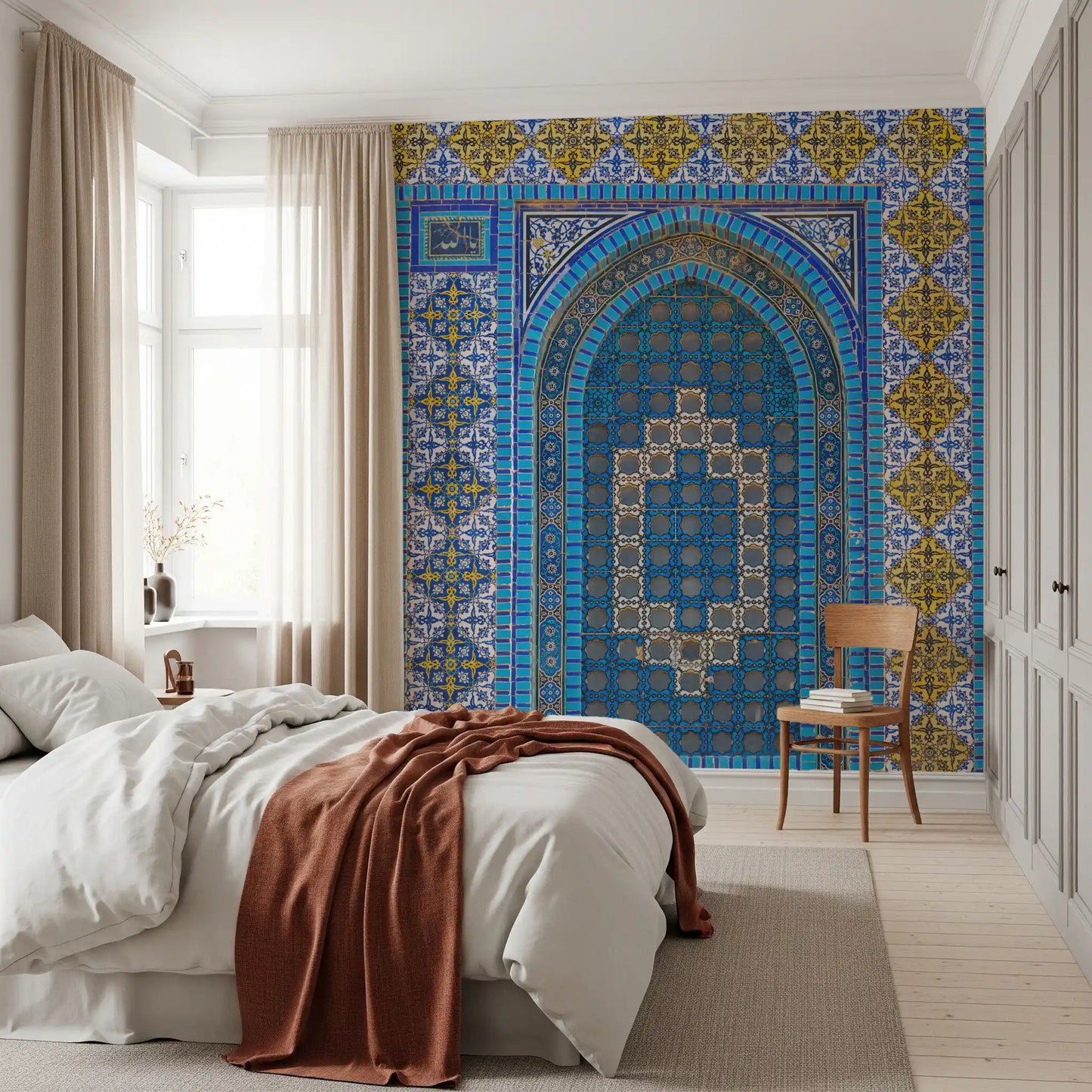 Middle Eastern Mosaic Arch Wall Mural