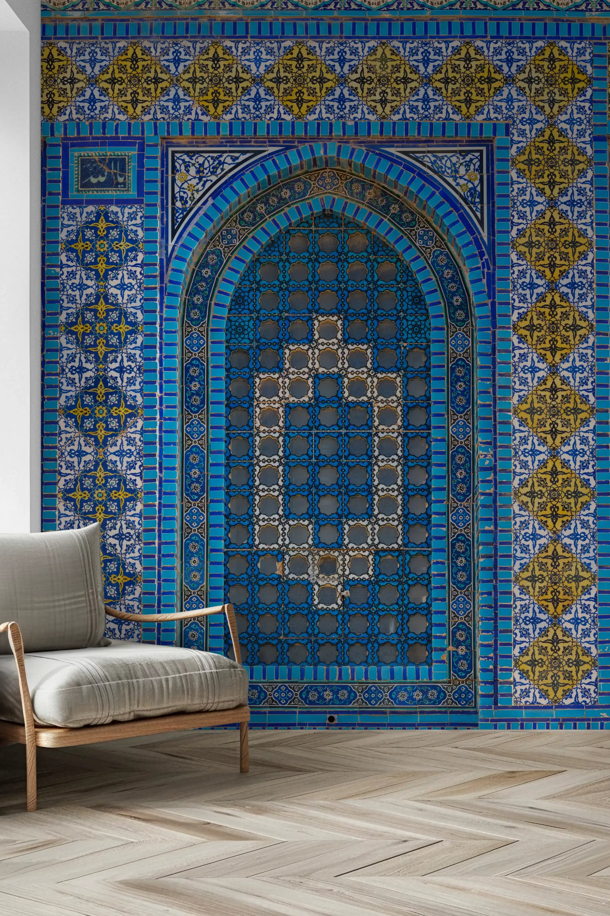 Middle Eastern Mosaic Arch Wall Mural