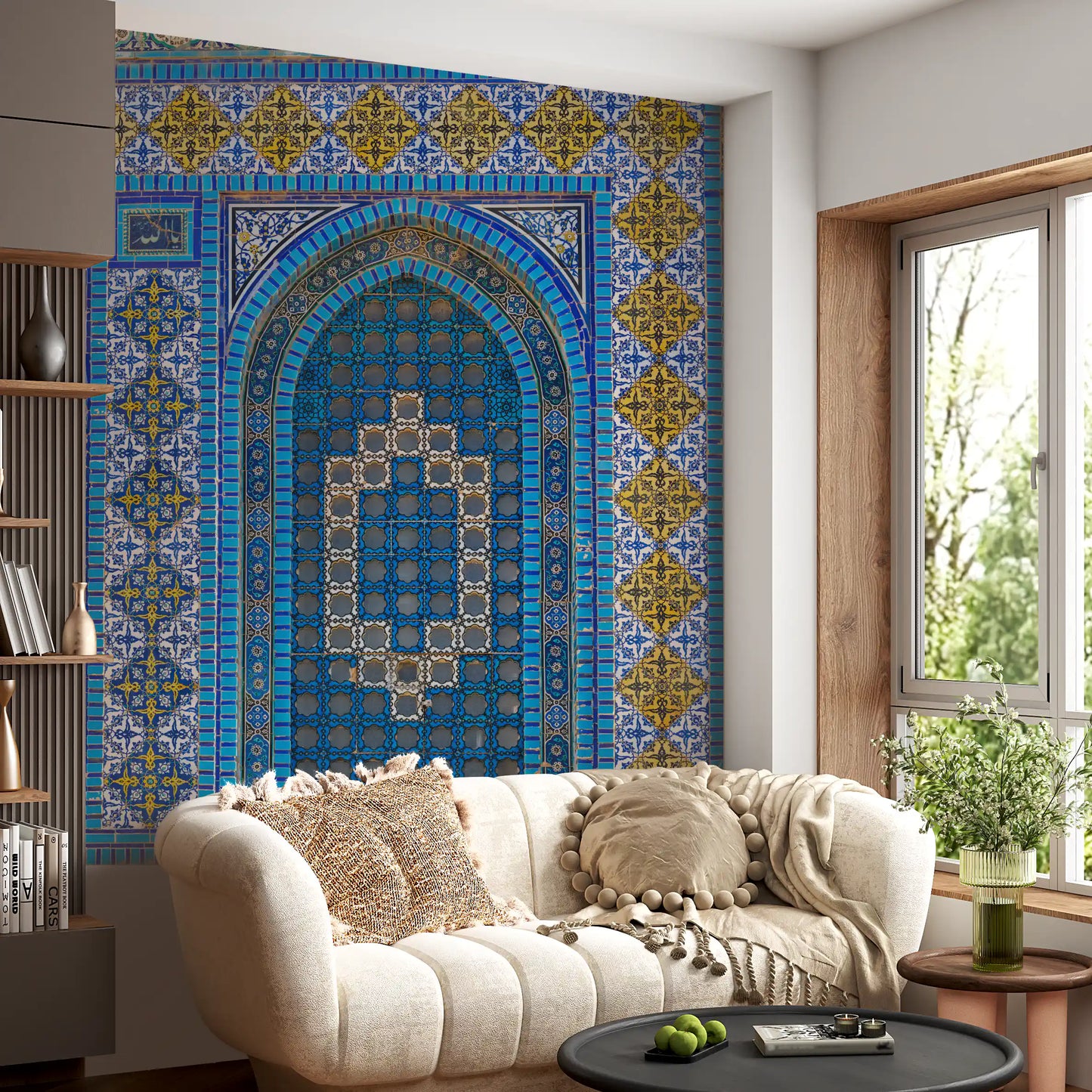 Middle Eastern Mosaic Arch Wall Mural